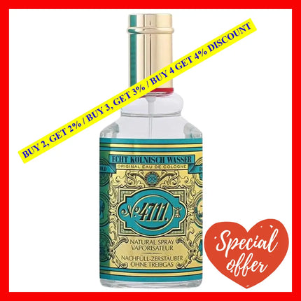 Muelhens 4711 Cologne Eau De Spray (Tester) 3 Oz 90Ml Unisex