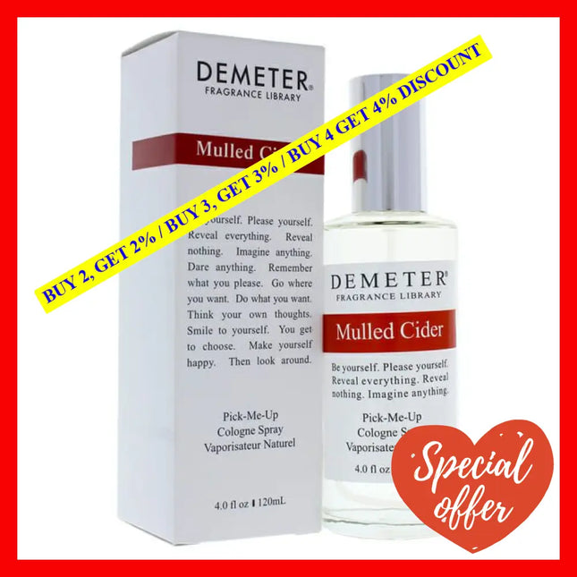 Mulled Cider By Demeter For Women - 4 Oz Cologne Spray