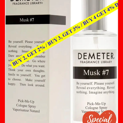 Musk #7 By Demeter For Women - 4 Oz Cologne Spray
