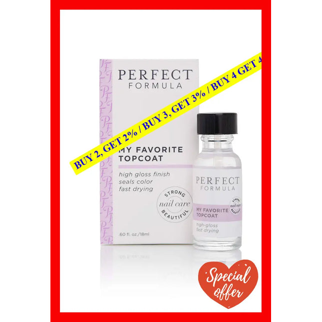 My Favorite Topcoat By Perfect Formula For Women - 0.6 Oz Nail Treatment