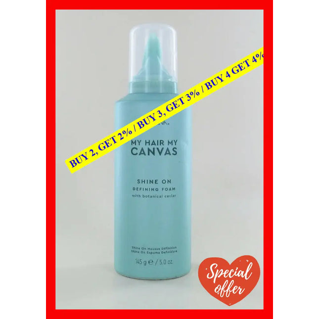 My Hair Canvas Shine On Defining Foam By Alterna For Unisex - 5 Oz