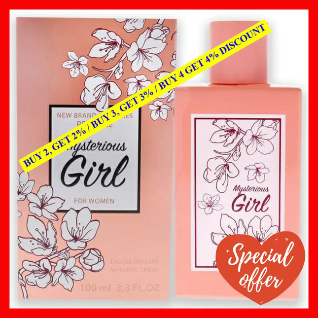 Mysterious Girl By New Brand For Women - 3.3 Oz Edp Spray