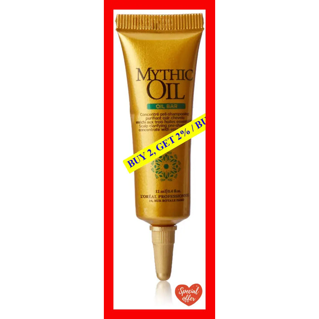 Mythic Oil Bar Scalp Clarifying Pre-Shampoo By Loreal Professional For Unisex - 15 X 0.4 Oz