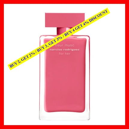 Narciso Rodriguez Fleur Musc For Women Eau De Parfum Spray 3.4Oz - 100Ml
