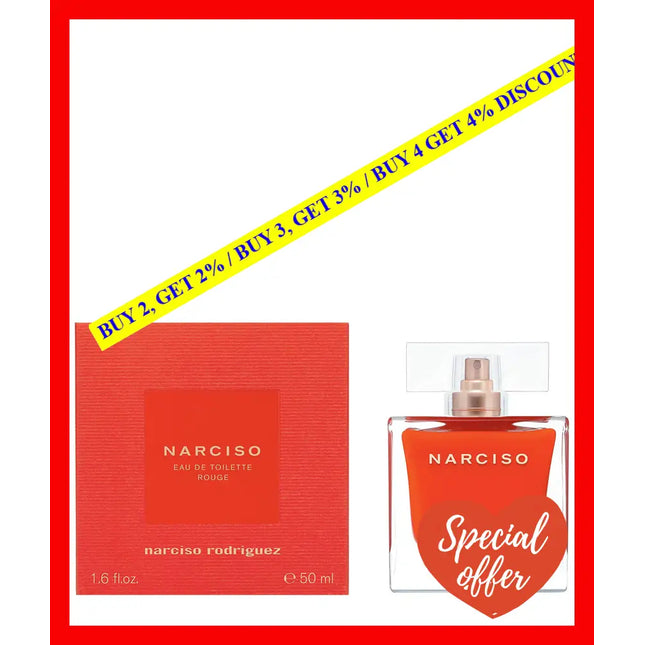 Narciso Rouge By Rodriguez For Women - 1.6 Oz Edt Spray