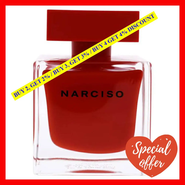 Narciso Rouge By Rodriguez For Women - 3 Oz Edp Spray (Tester)