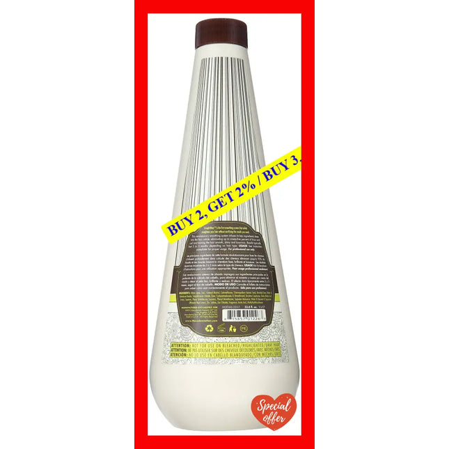 Natural Oil Straightwear Smoother Straightening Solution By Macadamia For Unisex - 33.8 Oz
