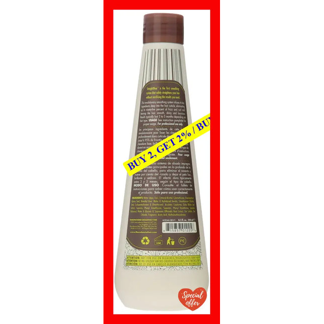 Natural Oil Straightwear Smoother Straightening Solution By Macadamia For Unisex - 8.5 Oz