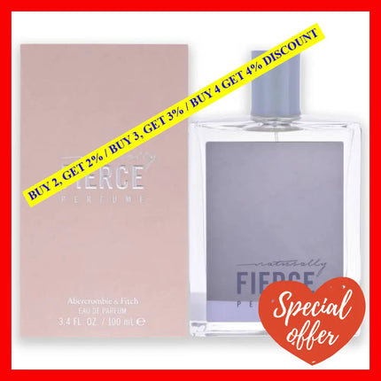 Naturally Fierce By Abercrombie And Fitch For Women - 3.4 Oz Edp Spray