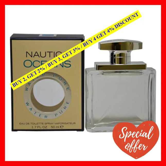 Nautica Oceans By For Men - 1.6 Oz Edt Spray