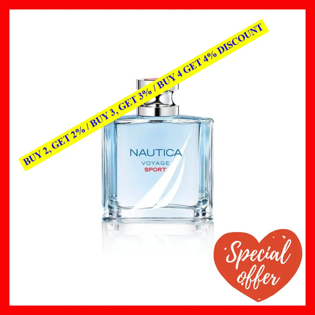 Nautica Voyage Sport By For Men - 3.3 Oz Edt Spray