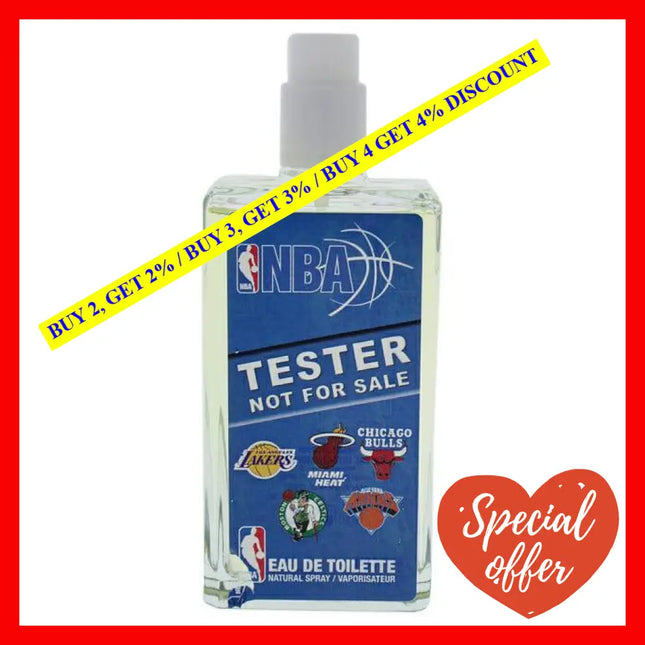 Nba All Teams By For Men - 3.4 Oz Edt Spray (Tester)