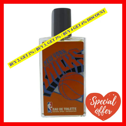 Nba New York Knicks By For Men - 3.4 Oz Edt Spray (Tester)