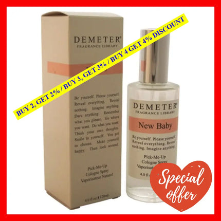 New Baby By Demeter For Unisex - 4 Oz Cologne Spray
