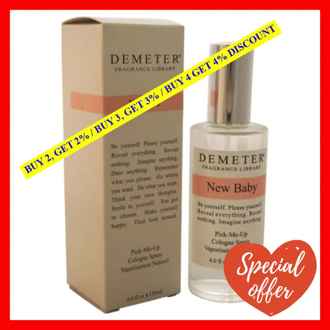 New Baby By Demeter For Unisex - 4 Oz Cologne Spray