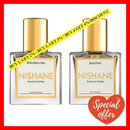 Nishane Hacivat And Wulong Cha Travel Set 15Ml Extrait De Parfum Spray