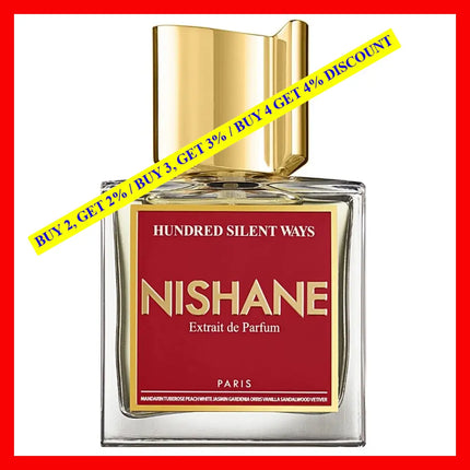 Nishane Hundred Silent Ways For Men And Women Extrait De Parfum Spray 3.4Oz/100Ml