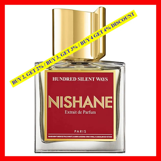 Nishane Hundred Silent Ways For Men And Women Extrait De Parfum Spray 3.4Oz/100Ml