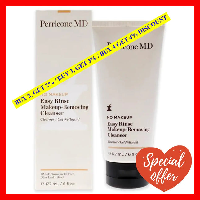 No Makeup Easy Rinse Makeup-Removing Cleanser By Perricone Md For Women - 6 Oz