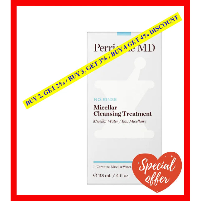 No Rinse Micellar Cleansing Treatment By Perricone Md For Unisex - 4 Oz