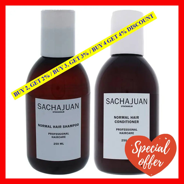 Normal Hair Shampoo And Condioner Kit By Sachajuan For Unisex - 2 Pc 8.45Oz 8.4Oz Conditioner