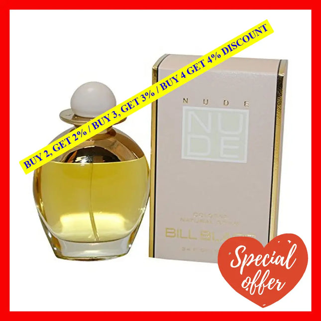 Nude By Bill Blass For Women - 3.4 Oz Cologne Spray
