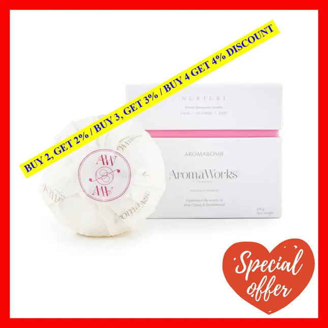 Nurture Aromabomb Single By Aromaworks For Unisex - 8.81 Oz Bath Bomb