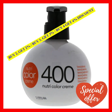 Nutri Color Creme # 400 Tangerine By Revlon For Unisex - 8.4 Oz Cream