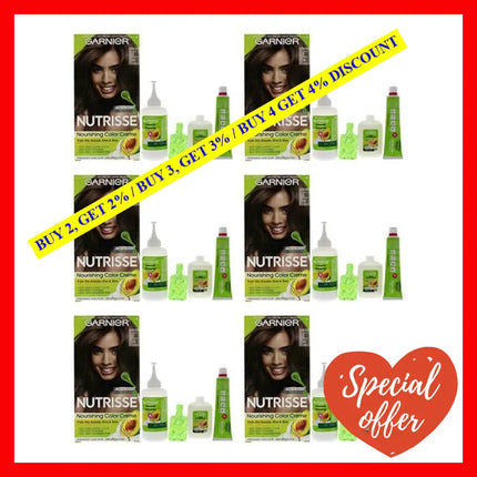 Nutrisse Nourishing Color Creme - 51 Medium Ash Brown By Garnier For Unisex 1 Application Hair Pack