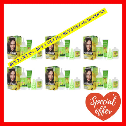 Nutrisse Nourishing Color Creme - 61 Light Ash Brown By Garnier For Unisex 1 Application Hair Pack