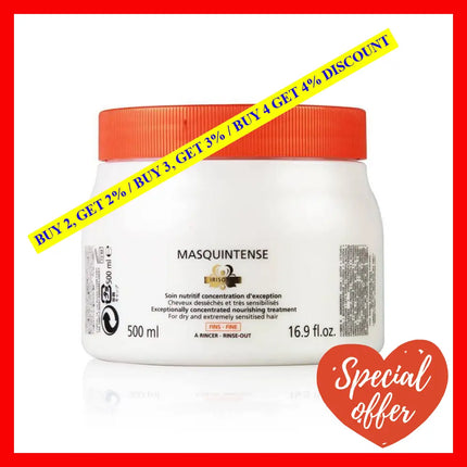 Nutritive Masquintense Fine By Kerastase For Unisex - 16.7 Oz Masque