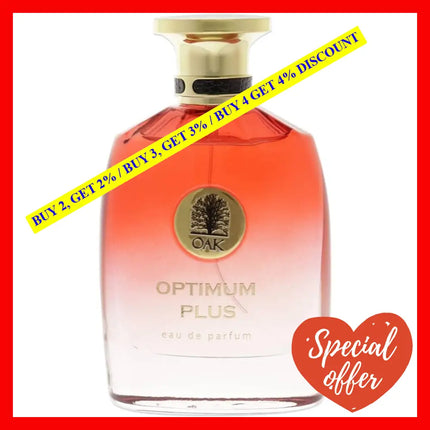 Oak Optimum Plus 3.0Oz-90Ml Eau De Parfum For Men