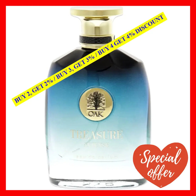 Oak Treasure Intense 3.0Oz-90Ml Eau De Parfum For Men