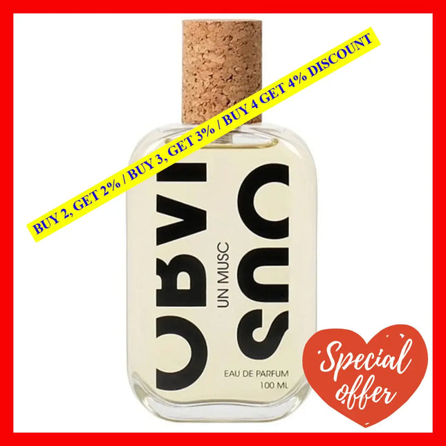 Obvious Parfums Un Musc 3.3Oz/100Ml Edp Spray