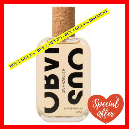 Obvious Parfums Une Vanille 3.3Oz/100Ml Edp Spray
