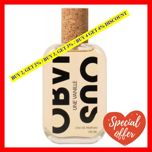 Obvious Parfums Une Vanille 3.3Oz/100Ml Edp Spray