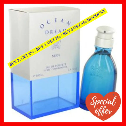 Ocean Dream By Giorgio Beverly Hills For Men - 3.4 Oz Edt Spray