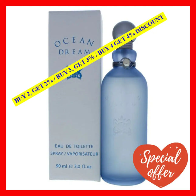 Ocean Dream By Giorgio Beverly Hills For Women - 3 Oz Edt Spray