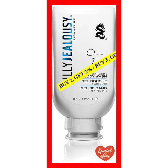 Ocean Front Revitalizing Body Wash By Billy Jealousy For Men - 8 Oz