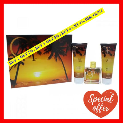 Ocean Pacific Gold Gift Set 3 Pc