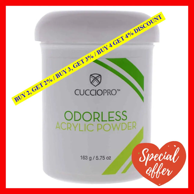 Odorless Acrylic Powder - Clear By Cuccio Pro For Women 5.75 Oz