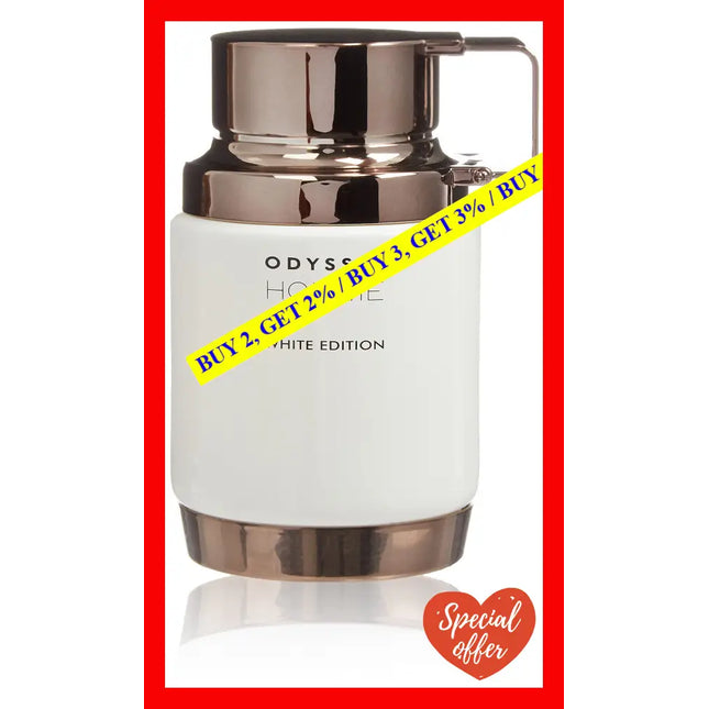 Odyssey Homme White Edition By Armaf For Men - 3.4 Oz Edp Spray