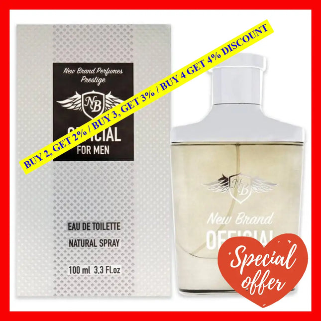 Official By New Brand For Men - 3.3 Oz Edt Spray