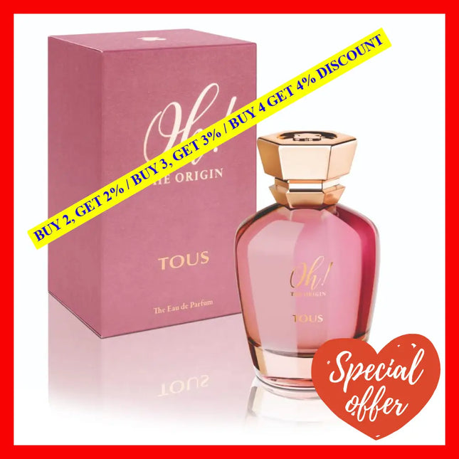 Oh The Origin By Tous For Women - 3.4 Oz Edp Spray