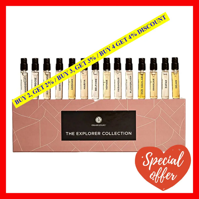 Omanluxury The Explorer Collection 14 X 2Ml Vials Spray Luxury Set
