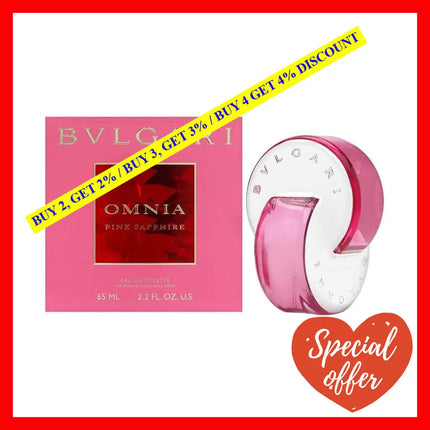 Omnia Pink Sapphire By Bvlgari For Women - 2.2 Oz Edt Spray