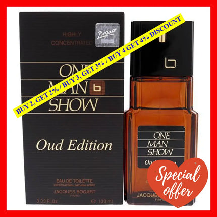 One Man Show By Jacques Bogart For Men - 3.33 Oz Edt Spray (Oud Edition)