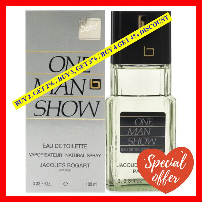 One Man Show By Jacques Bogart For Men - 3.3 Oz Edt Spray