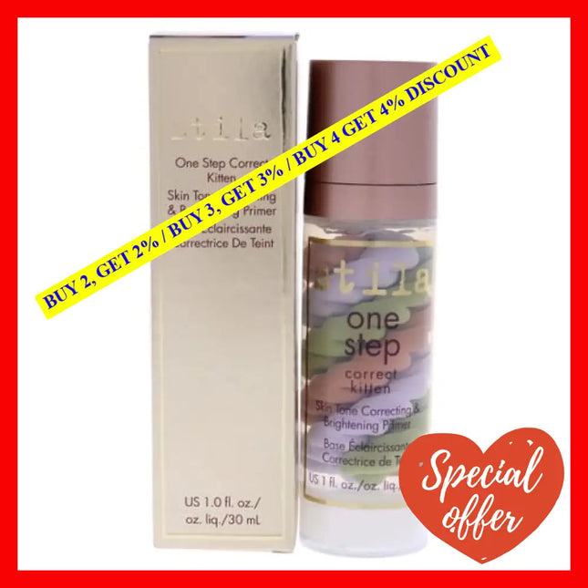 One Step Correct Kitten Skin Tone Correcting And Brightening Primer By Stila For Women - 1 Oz