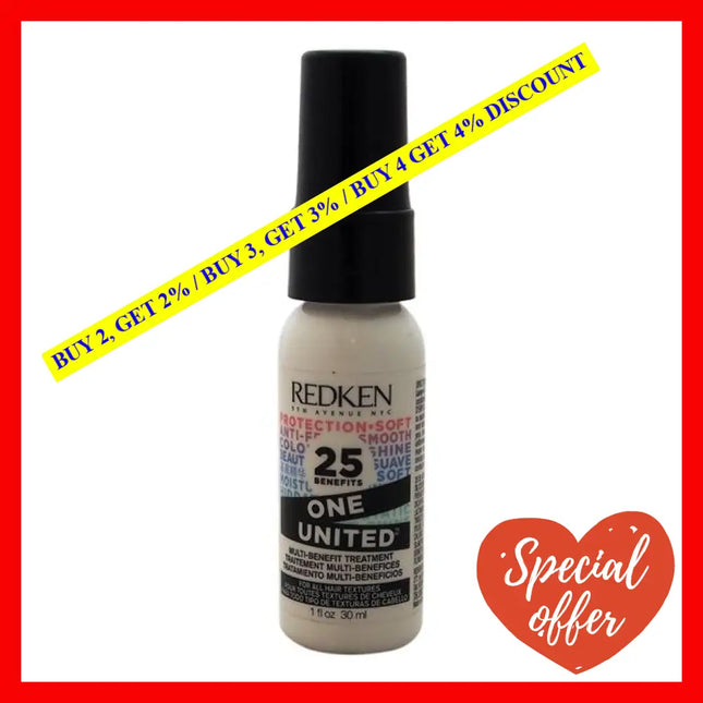 One United All-In-One Multi-Benefit Treatment By Redken For Unisex - 1 Oz